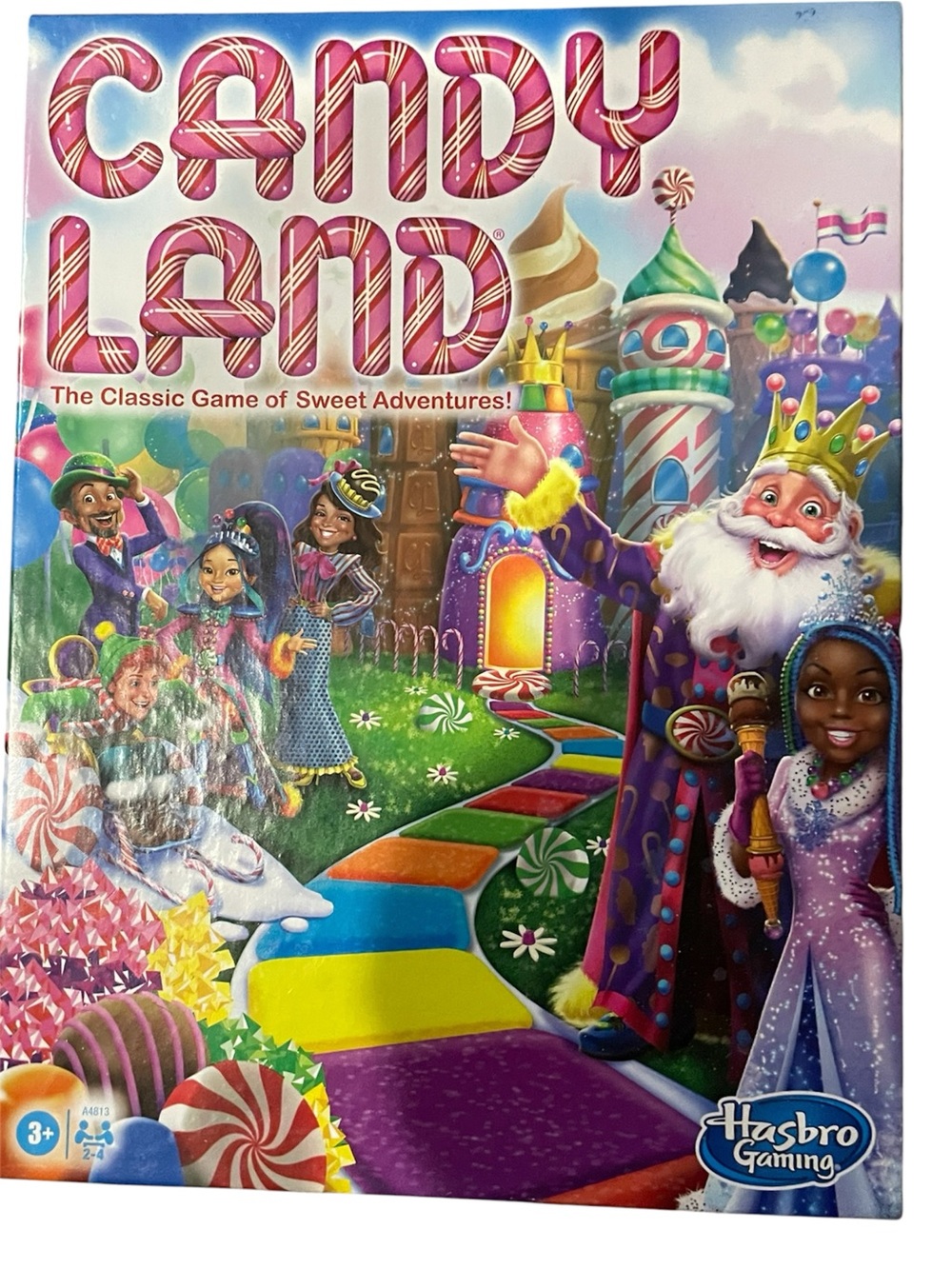 Hasbro Candy Land Board Game Pink Purple Blue Yellow Green